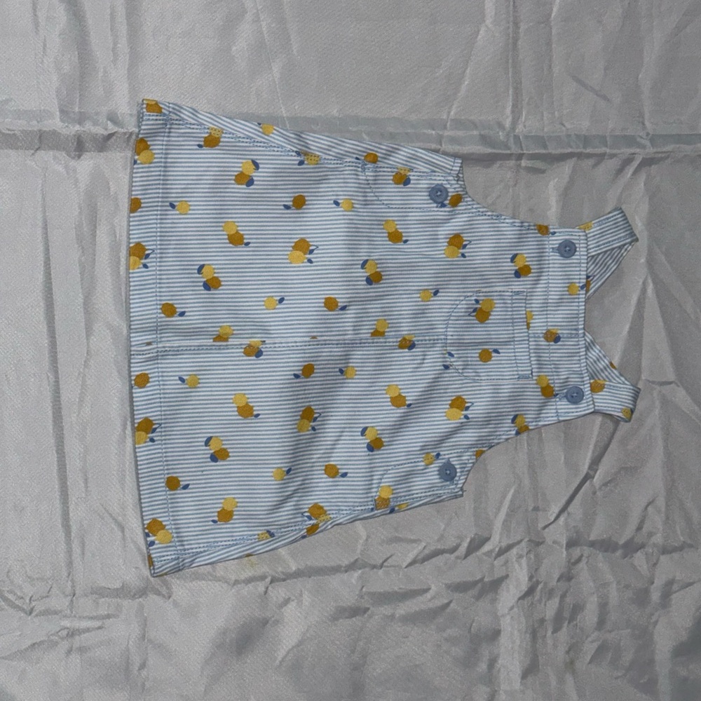 Carter's Striped Dress with Blue and Yellow Floral Accents